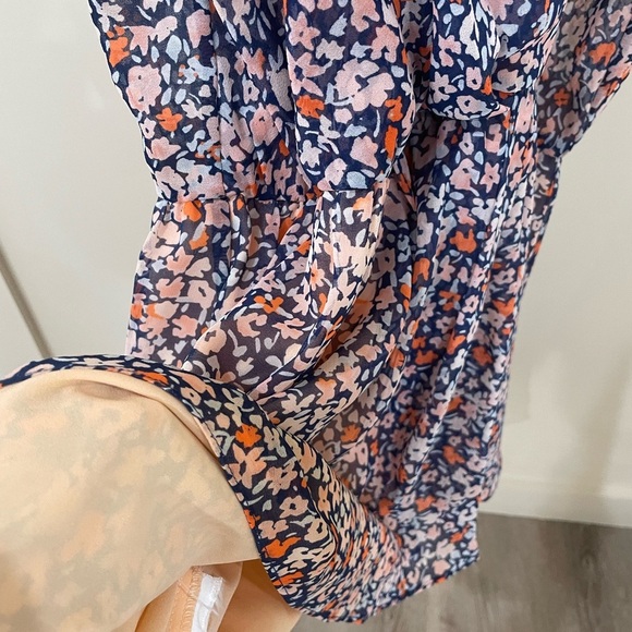 BCBGeneration Floral Sleeveless Mini Dress Size Medium - Picture 7 of 8